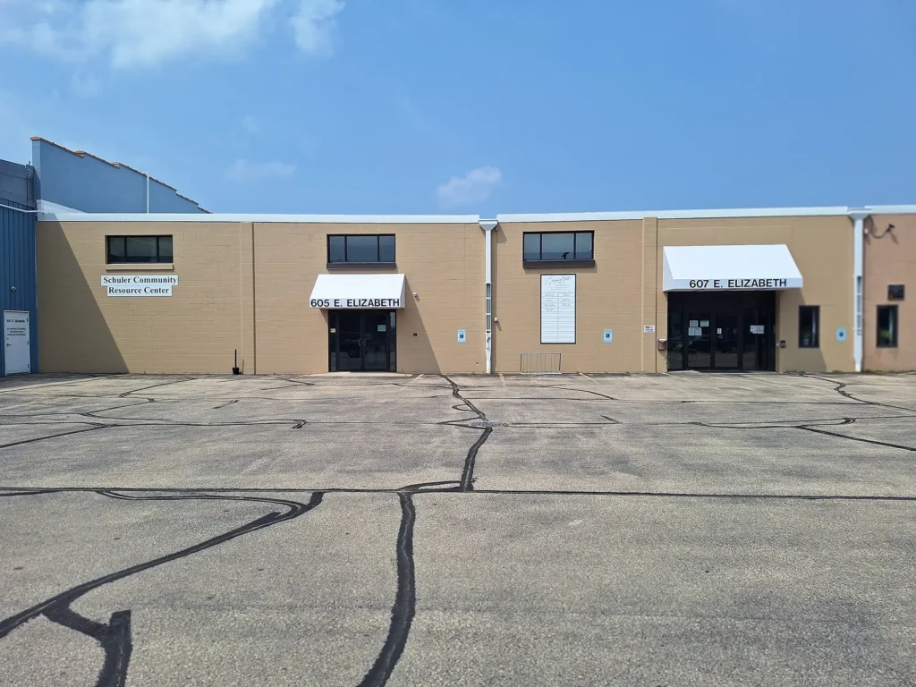 Job Center exterior repaint by Felts Construction