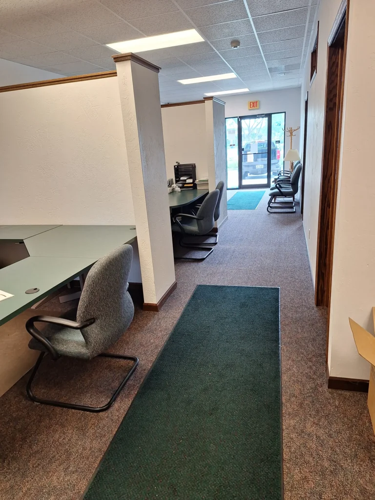 Before commercial offices remodel by Felt's Construction
