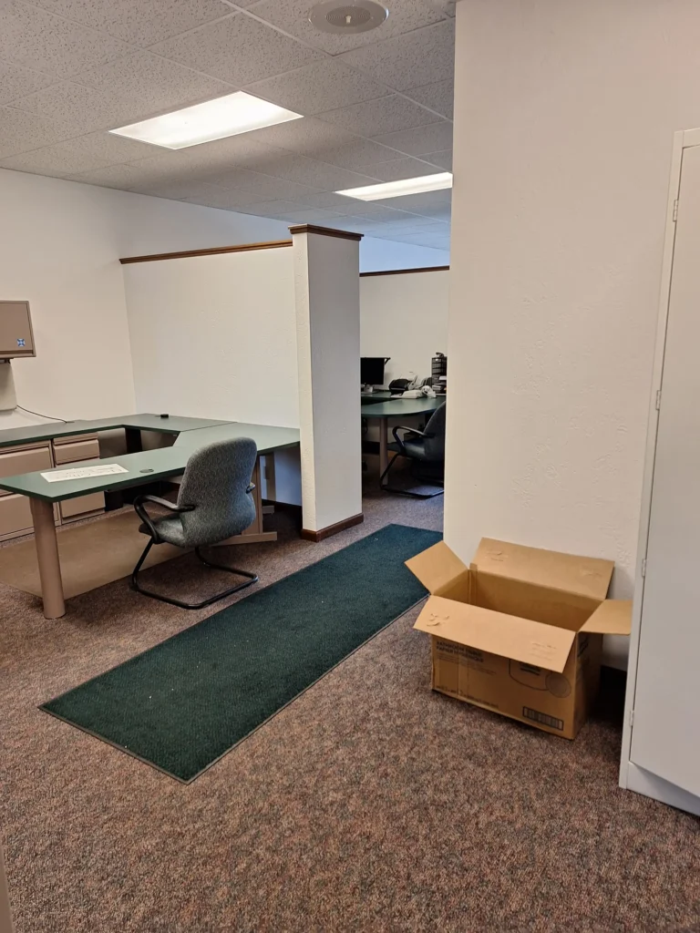 Before commercial offices remodel by Felt's Construction